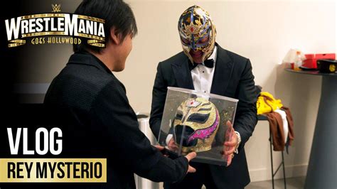 Rey Mysterio receives custom Hall of Fame mask: WrestleMania .